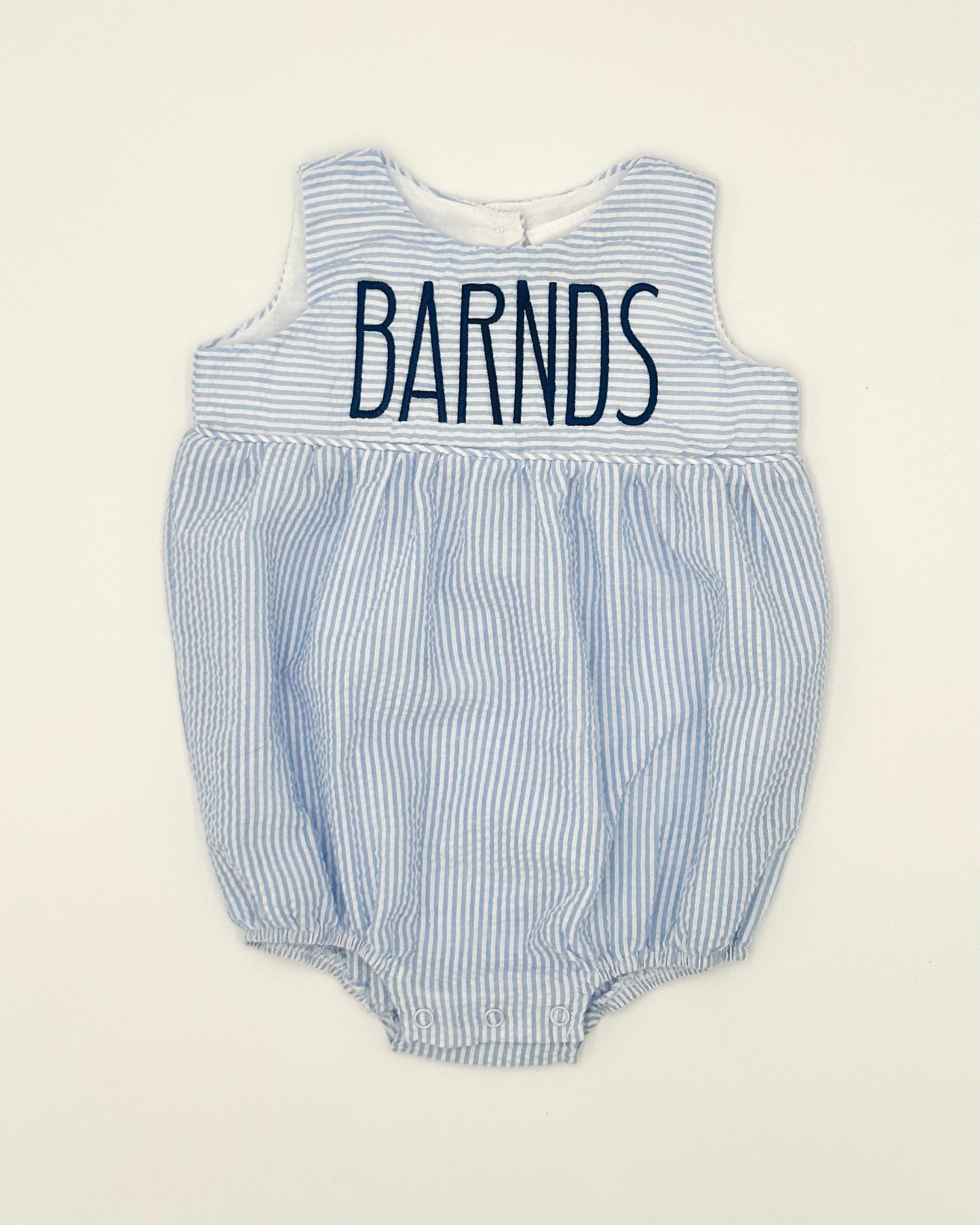 Striped Seersucker Bubble