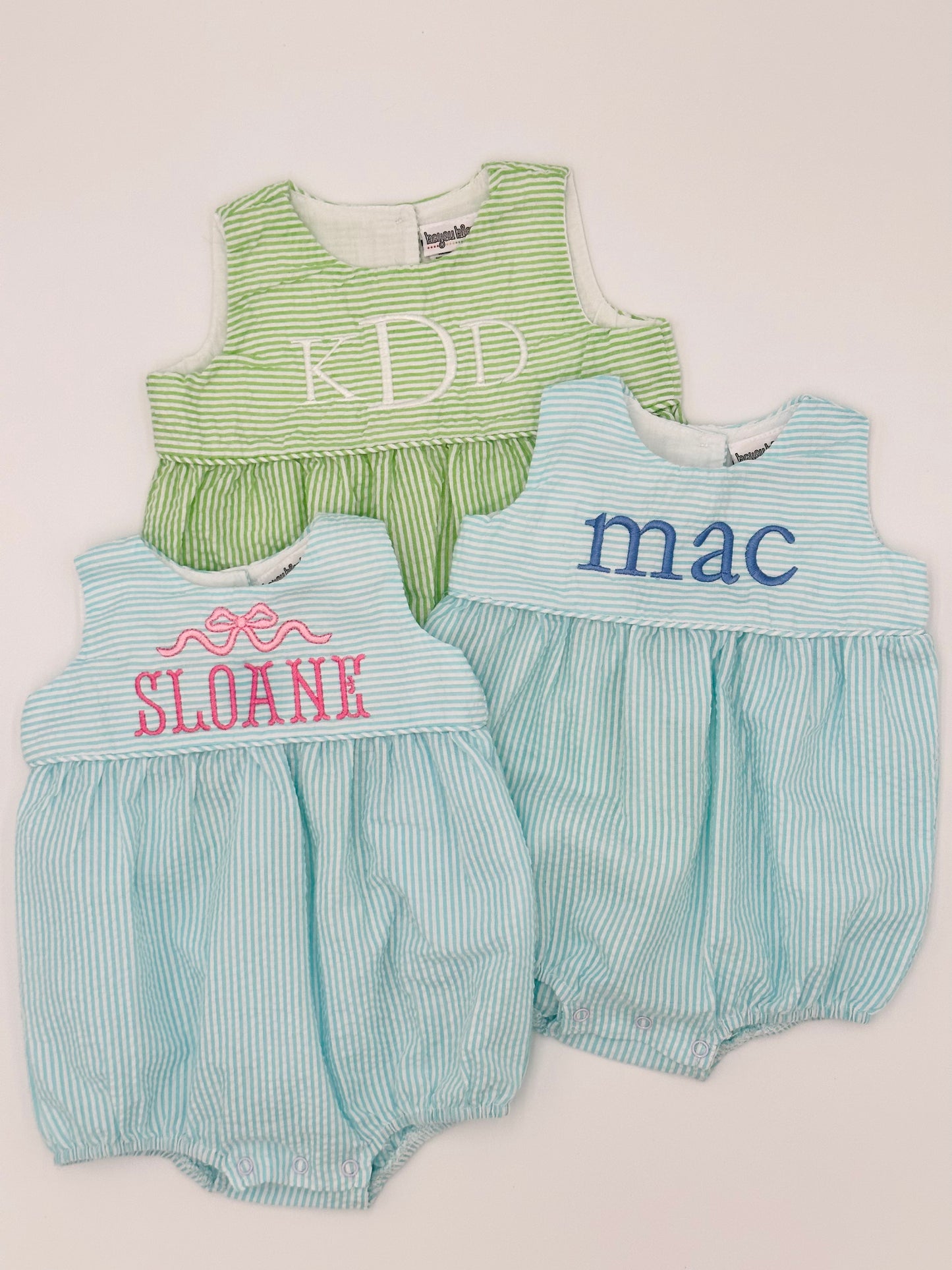 Striped Seersucker Bubble