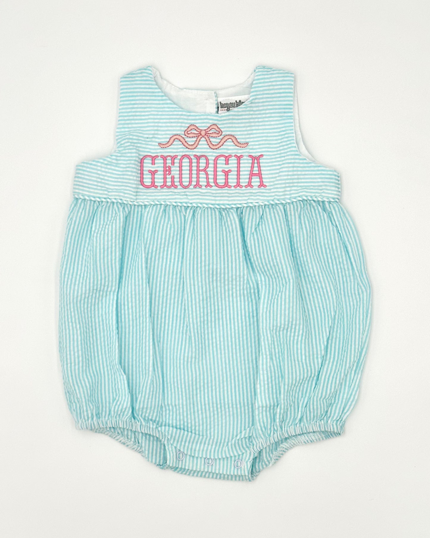 Striped Seersucker Bubble