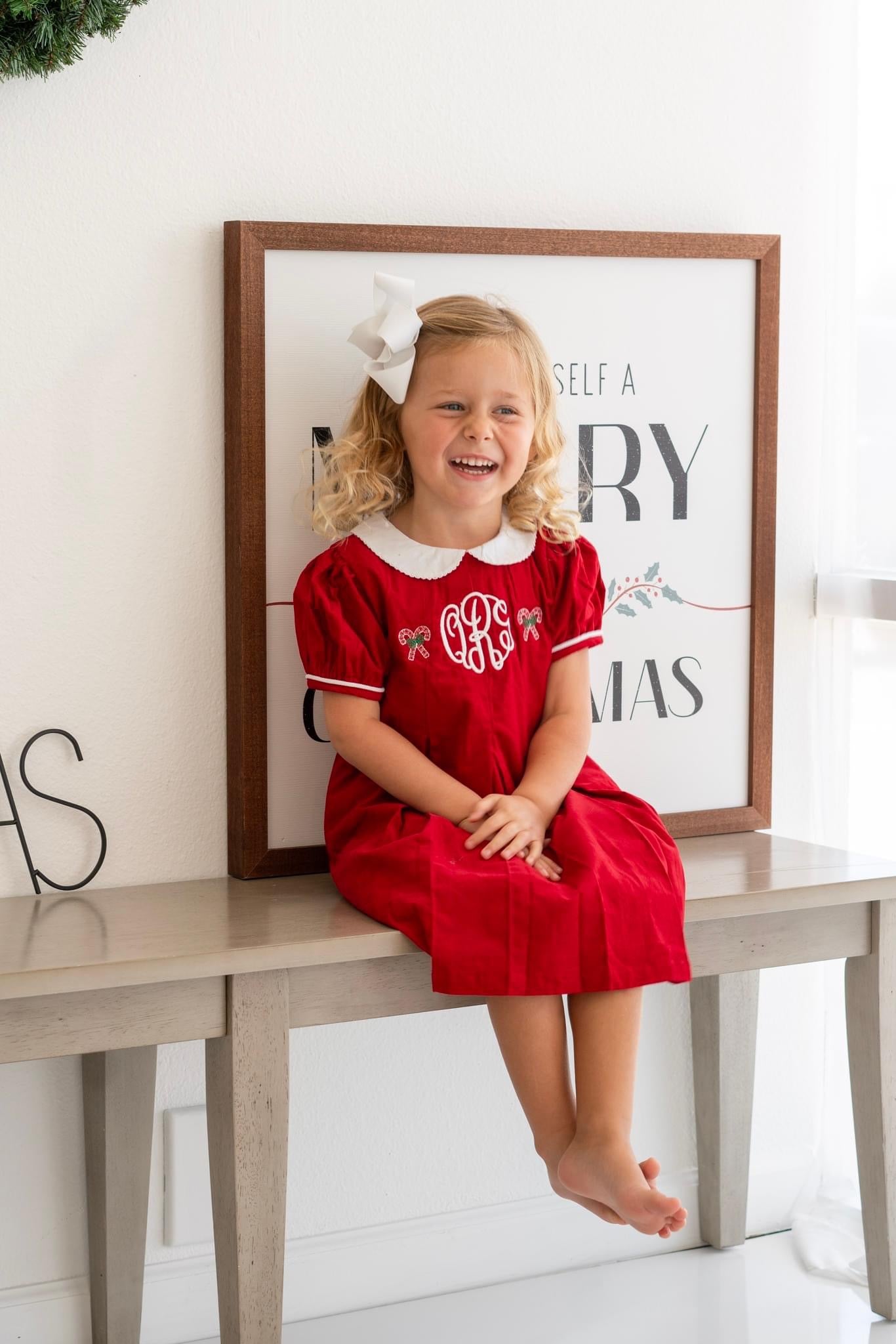 Corduroy Pleated Collar Dress