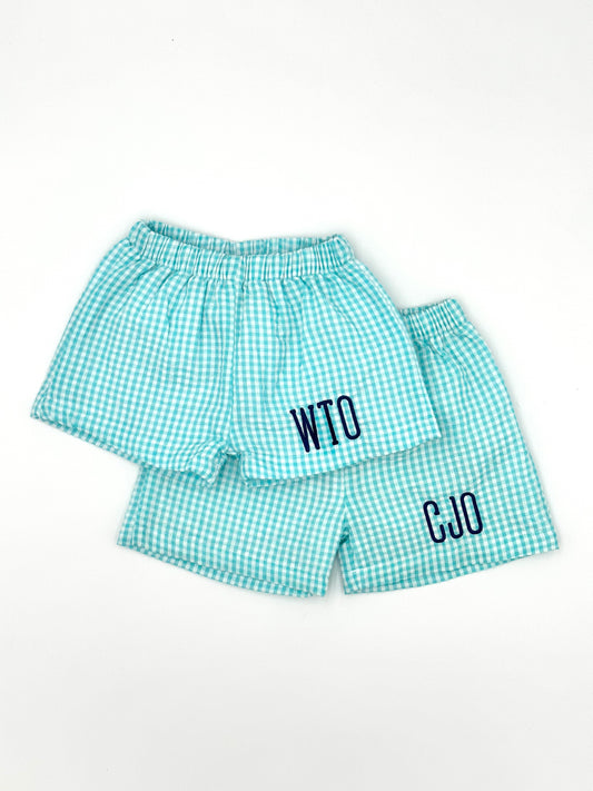 Boys Gingham Shorts