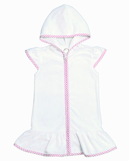 Girls Terry Cloth Swim Cover Up